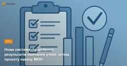 Нова система оцінювання результатів навчання учнів: огляд проєкту наказу МОН