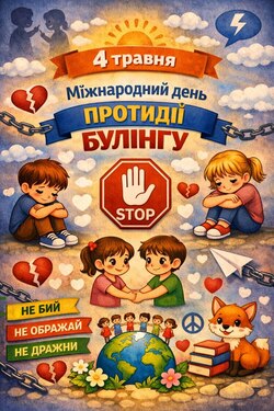 4 травня - Міжнародний день протидії булінгу: добірка корисних матеріалів для вчителів