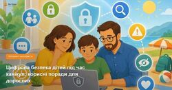 Цифрова безпека дітей під час канікул: корисні поради для дорослих