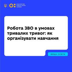 Робота ЗВО в умовах тривалих тривог: як організувати навчання